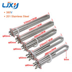 LJXH Water heating Element Heater pipe 220V/380V, Boiler and Spare Parts,Flange/Disc 63mm Wattage 6KW/7.5KW/9KW/12KW/15KW
