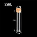 100pcs 18ml 22ml 30ml Mini Corks Bottles Clear Glass Straight Mouth Jars Empty Healthy and Eco-friendly Glass Vials Bottle