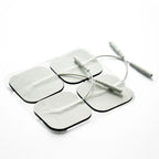 50 Pairs Packs Electrodes Pads With Plug Hole 2.0mm For TENS/EMS Digital Therapy Machine Size 5*5cm