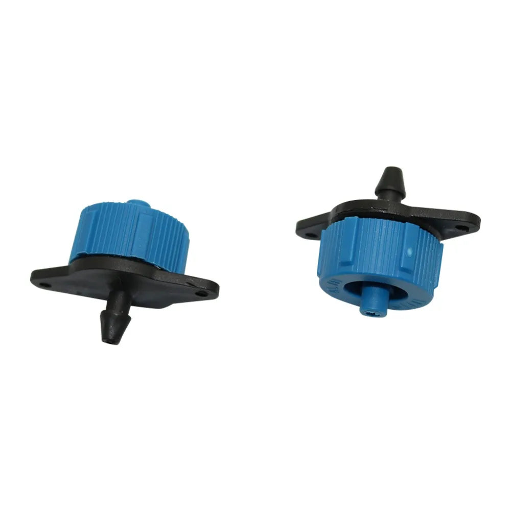 200Pcs 4L/8L Pressure Compensating Drip Emitters Adjustable Drippers Micro Connectors For Garden Lawn Drip Irrigation Tools
