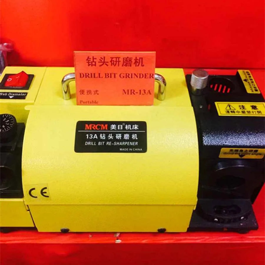 1PC MR-13A Drill Bit Sharpener Drill Grinding Machine Portable Carbide Tools, 3-13mm 100-135 Angle CE Certification 110/220V