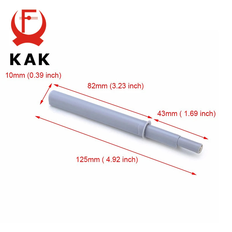 KAK Kitchen Cabinet Catches Magnetic Door Stop Closer Drawer Soft Quiet Damper Buffer Push To Open System For Furniture Hardware