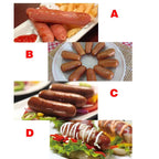 10PCs/Lot Casing for Sausage 28/30 Dry Shell for Sausages Casing Salami Casing Filler Set Sausage Packaging Tools Inedible