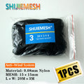 Nylon MONO 0.08mm 20M x 3M 15mm Hole Orchard Garden Anti Bird Knotted Mist Net 1pcs
