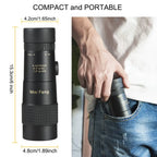 Professional Waterproof Monocular w/ Phone Clip & Tripod