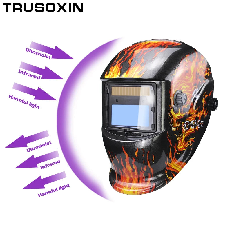 Solar Li Auto Darkening TIG MIG MMA Welding Helmets/True Color Welder Goggles/Mask Eyes Glasses/Goggles for Welding Machine