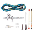 Paint Pro Dual Action Airbrush with 0.2mm 0.3mm 0.5mm Nozzle Airbrush Air Kit Cheaning Spray Gun Set Nail Paint Art Air Brush