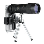 Professional Waterproof Monocular w/ Phone Clip & Tripod