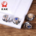 KAK Crystal Cabinet Knobs and Handles Luxury Cabinet Pulls Dresser Drawer Knobs Kitchen Handles Furniture Handle Hardware