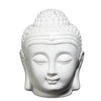 Zen Yoga Set Ceramic Aromatherapy Oil Burner Buddha Head Aroma Essential Oil Diffuser Indian Incense Buddha Tibetan Incense Base