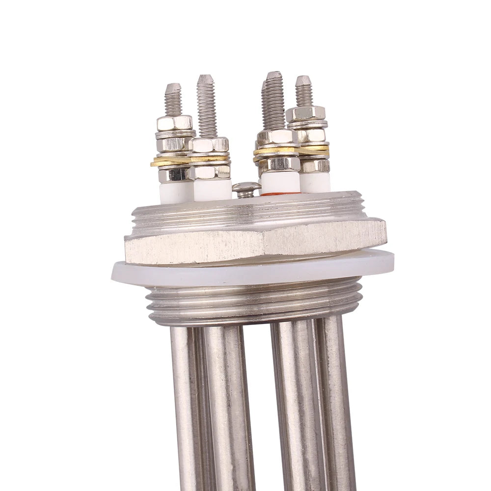 DN40/1.5" Thread SUS304 Immersion Heating Element 220V/380V 3KW/4.5KW/6KW/2KW/3750W Water Tank Boiler Tubular Heater