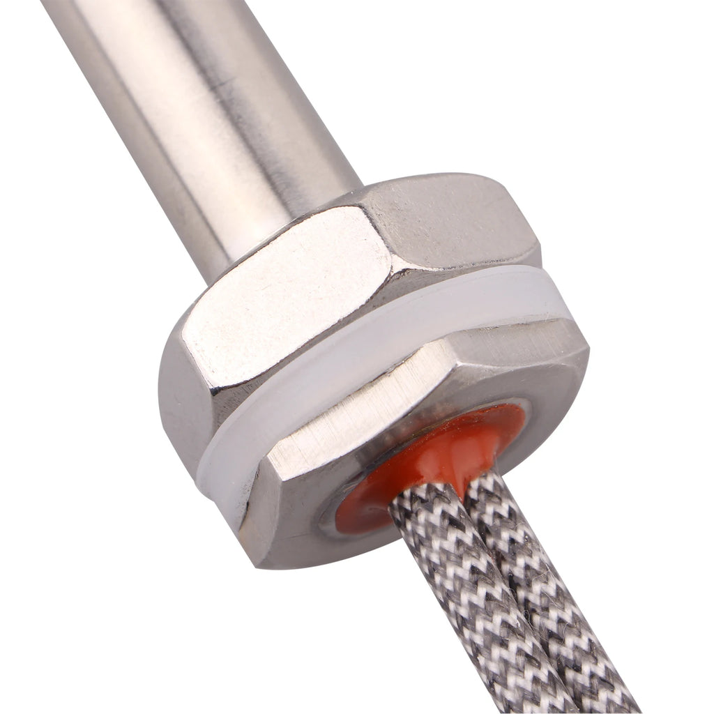 AIICIOO DC Water Heater 12V/24V/36V/48V Cartridge Heating Element M16 Tubular Electric Heater 100W 150W 200W 300W SUS304