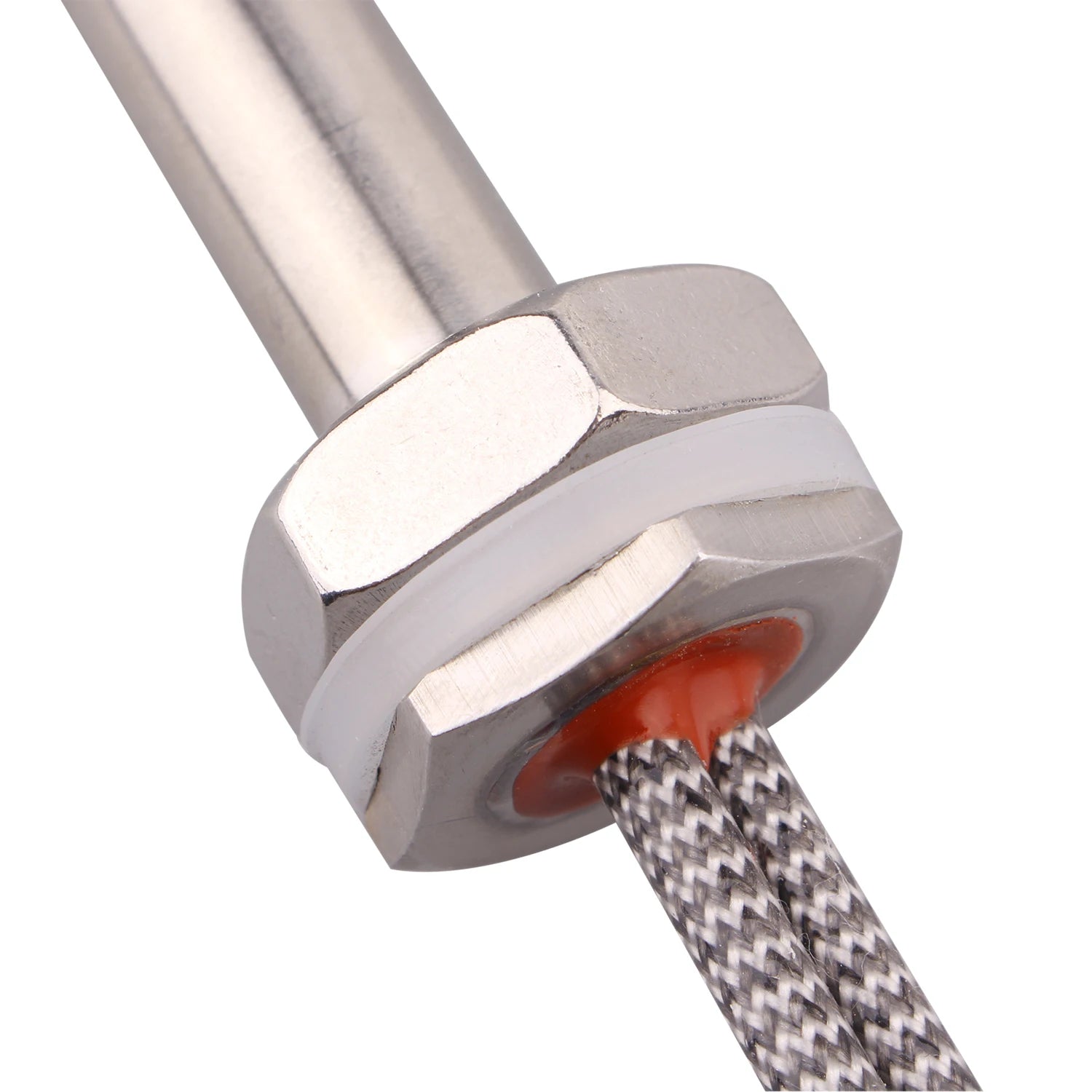 AIICIOO DC Water Heater 12V/24V/36V/48V Cartridge Heating Element M16 Tubular Electric Heater 100W 150W 200W 300W SUS304