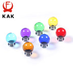 KAK 30mm Crystal Glass Cabinet Knobs and Handle Kitchen Cupboard Door Pulls Drawer Knobs Wardrobe Door Handle Hardware