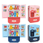 New Kids Toy Simulation Fridge Refrigerator Accessories Pretend Play Educational For Kids Kitchen Set Food For Children's Gifts