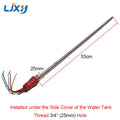 LJXH 20mm/25mm Thread Side Inserted Solar Water Heater Auxiliary Heater Electric Heating Tube No Temperature Control