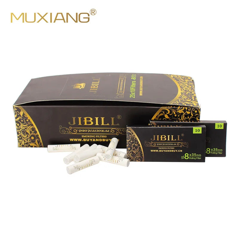 RU MUXIANG 10/50/100/250 Pcs 8mm Activate Carbon Filter，for 9mm filter