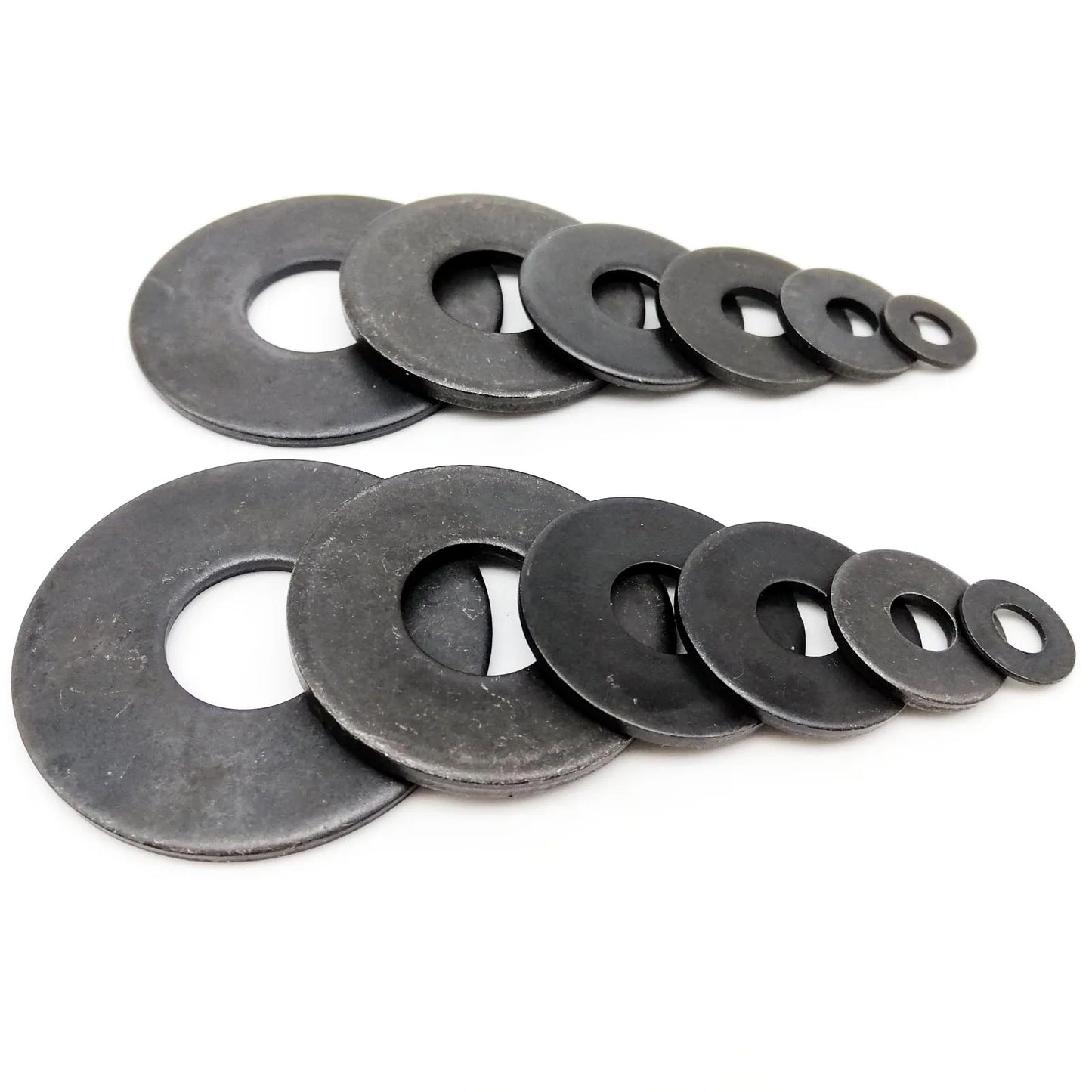2/50pcs M3 M4 M5 M6 M8 M10 M12 M14 M16 Black Grade 8.8 Steel Extra Large Size Big Wide Thick Flat Washer Plain Gasket