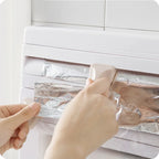 Kitchen Cling Film Rack Plastic Paper Towel Rack Durable Storage Rack With Aluminum Foil Cutter Storage Portable Rack