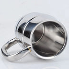 Double Wall Stainless Steel Coffee Mug Portable Tea Cup Travel Tumbler Coffee Jug Milk Tea Cups Double Office Water Mugs