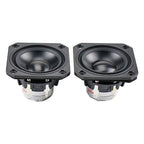 GHXAMP 2.5 inch 69mm Full Range Speaker Unit Aluminum oxide Ceramics Cone Neodymium Tweeter mid Bass Computer Speaker Diy 2pcs