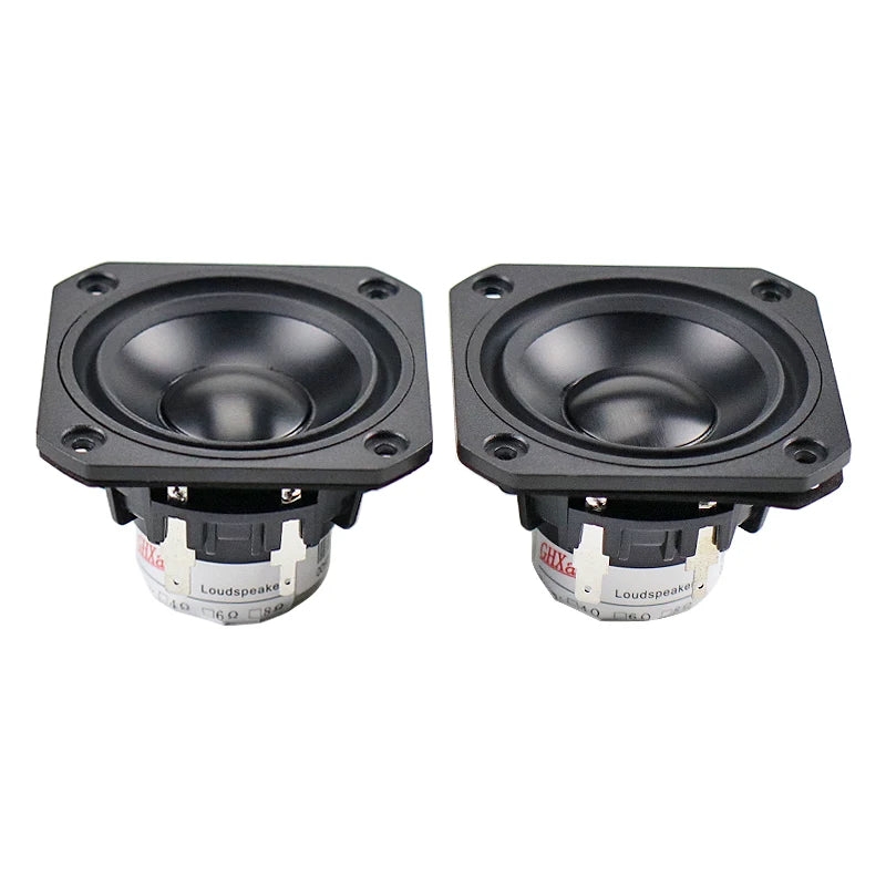 GHXAMP 2.5 inch 69mm Full Range Speaker Unit Aluminum oxide Ceramics Cone Neodymium Tweeter mid Bass Computer Speaker Diy 2pcs