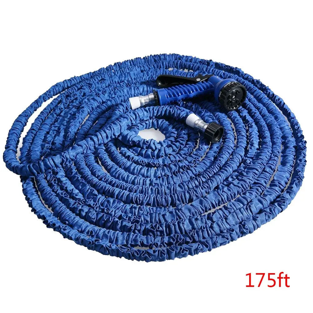 25FT-200FT Garden Hose Expandable Flexible Water Hose Plastic Hoses Car Wash Water Gun Garden Sprayer Watering Irrigation Tools