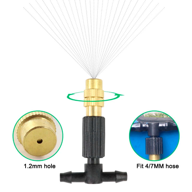 Garden Watering system Automatic Irrigation Spray Sprinkler System Garden Potted Drip Irrigation Kit Spray cooling kit