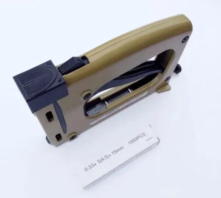 UZWELL HM515 Manual Staple Gun Manual Stapler Manual Nailer frame tacker with 1000 pcs free cost nails
