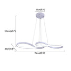 Modern Pendant Light With Remote Dimmabl Decor Living Room Chandeliers Led Simple Luminaire Dimming Kitchen Florarium Fixtures