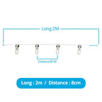 Hook for Zemismart ZM79 BCM500 Electric Curtain Track S Fold Curtains Snake Tape Curtain 6cm 8cm