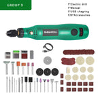 Mini Cordless Drill Power Tools 3.6V Electric Drill Grinder Auto chuck head Accessories Set  Wireless Engraving Pen For Dremel