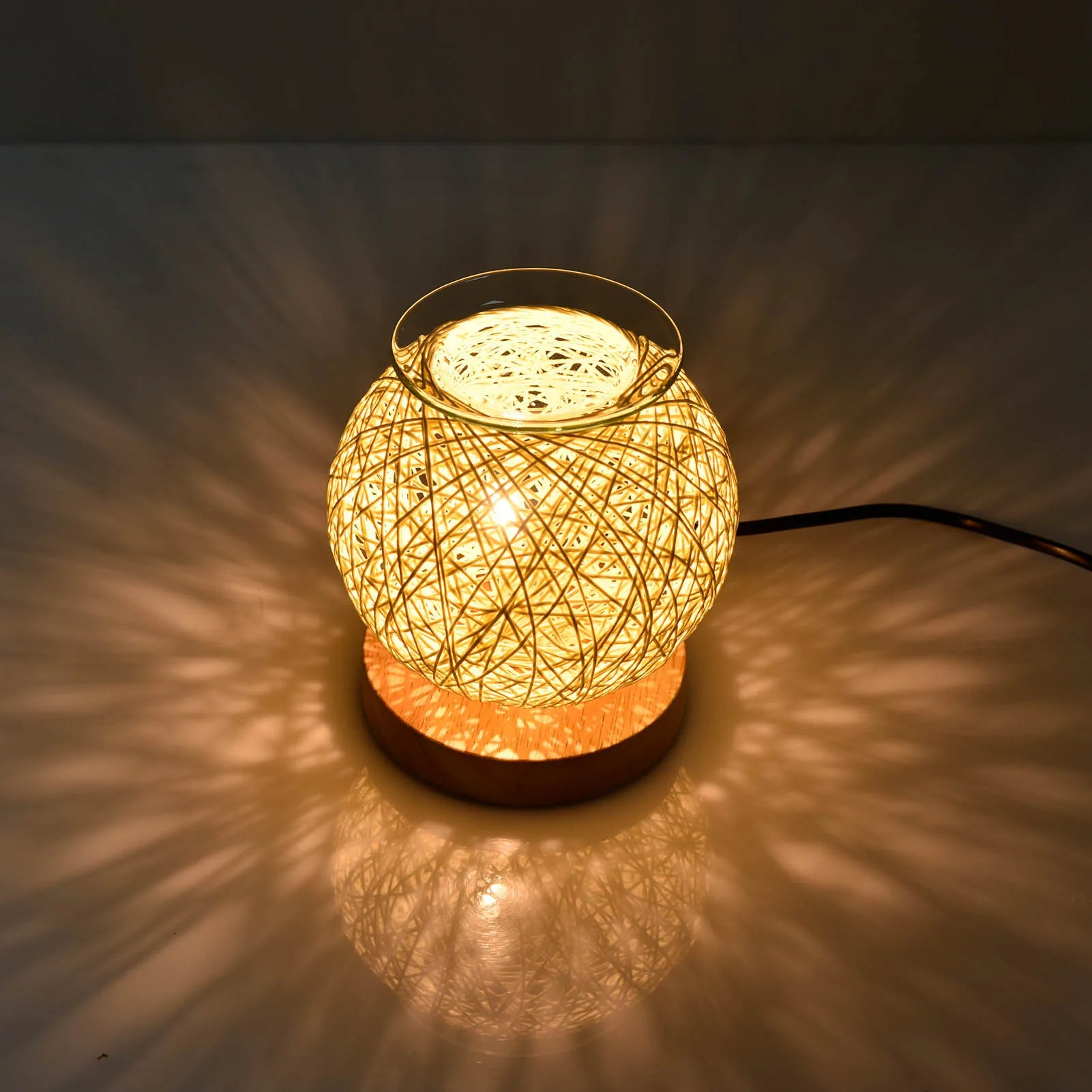 Practice Oil Diffuser 35W Electric Smokeless Wax Melt Incense Burner Sepak Takraw Aroma Light Tart Burner Aroma Home Decoration