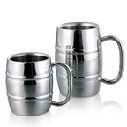 Double Wall Stainless Steel Coffee Mug Portable Tea Cup Travel Tumbler Coffee Jug Milk Tea Cups Double Office Water Mugs