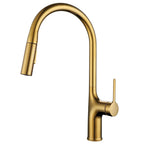 Bagnolux Titanium Black Brushed Deck Mounted Kitchen Faucet Two Function Single Handle Pull Out Mixer Hot and Cold Water Taps