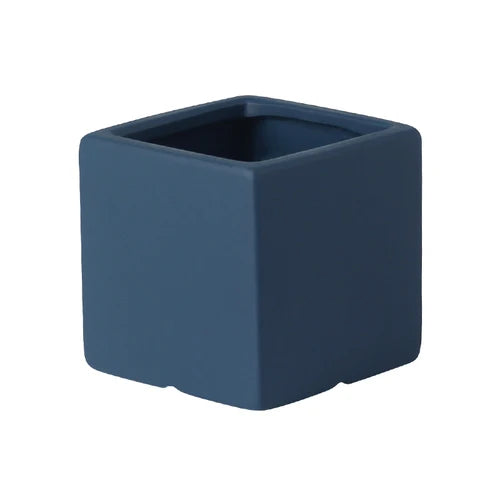 Nordic Color Square Ceramic Flowerpot Large Diameter Plant Potted Garden Decoration Living Room Countertop Flowerpot Decoration