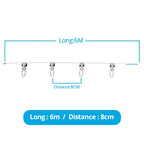 Hook for Zemismart ZM79 BCM500 Electric Curtain Track S Fold Curtains Snake Tape Curtain 6cm 8cm