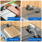 8-Inch Household Miniature Woodworking Sliding Table Saw Electric Multi-Function Precision Dust-Proof Decoration Cutting Machine