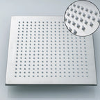 304 Stainless Steel 16 Inch Rain Shower Head Square Led Light Shower Faucet 40cm Rain Shower multiple styles Bathroom Faucet