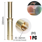 Brass Sprinklers Rotating Fountain Nozzles Landscaping Pond Outdoor Jet Straight Fountain Spray Head Irrigation Plants Watering