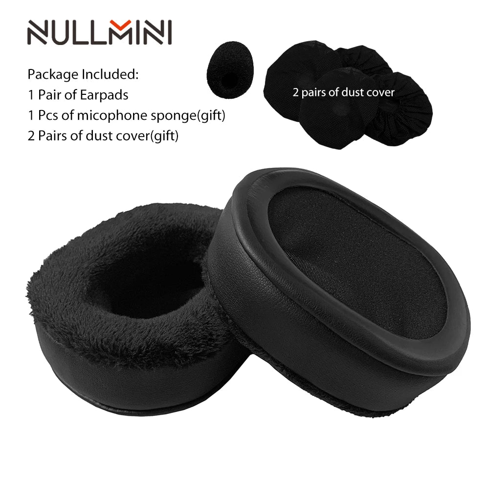 NullMini Replacement Earpads for Logitech G Pro X Headphones Leather Sleeve Earphone Earmuff