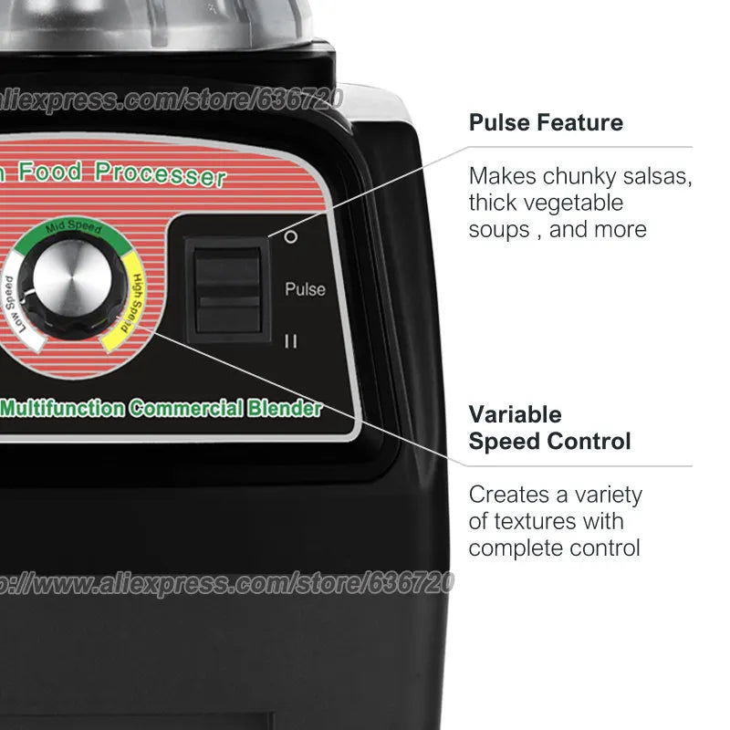BPA-Free G7400 Blender 3.3HP 2800-Watt Professional ice shave machine High-Speed slow juicer System 3.9L 57000-peak