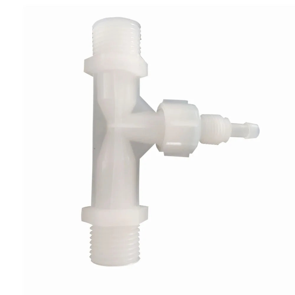 1/2“ Venturi Injector with valve mixer PVDF body ozone proof ventu tube XinOzone
