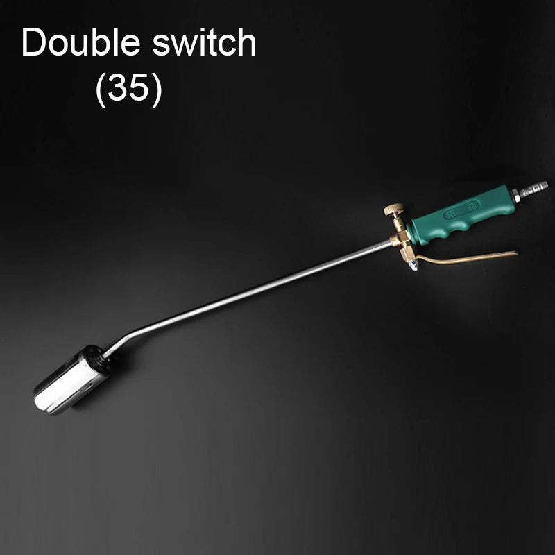 Double Switch Type Liquefied Gas Torch 35/50mm Welding Spitfire-Gun Support Oxygen Acetylene Propane for Barbecue / Hair Removal