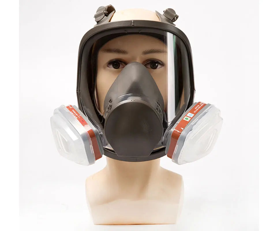 Industrial Full Face Gas Mask | Anti-Fog Dustproof Respirator for Painting & Spraying (6800)