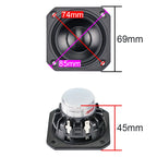 GHXAMP 2.5 inch 69mm Full Range Speaker Unit Aluminum oxide Ceramics Cone Neodymium Tweeter mid Bass Computer Speaker Diy 2pcs
