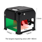 Yofuly 3000mw Laser Engraver Mini Desktop Cutting Machine CNC Engraving Machine DIY Logo Printer Woodworking for Wood Leather