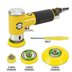 2inch/3inch Mini Orbital Air Sander Pneumatic Polishing Grinding Machine Air Tools Buffer Dual Action Orbital Polisher