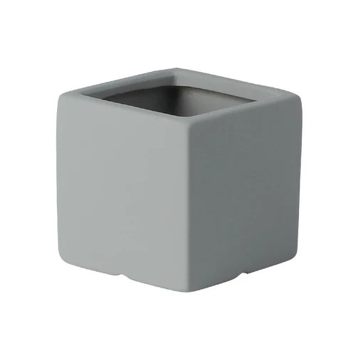Nordic Color Square Ceramic Flowerpot Large Diameter Plant Potted Garden Decoration Living Room Countertop Flowerpot Decoration