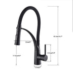 Chrome/Nickel/Black/Gold Rubber Kitchen Faucet Mixer Tap 360 Degree Rotation Pull Down Stream Sprayer Taps torneira de cozinha